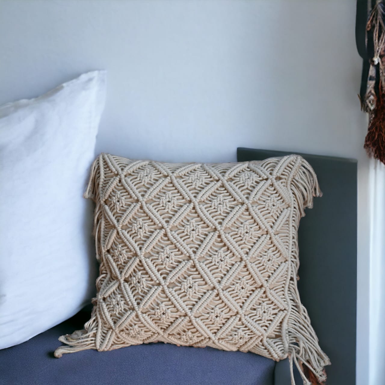 Macrame pillow 