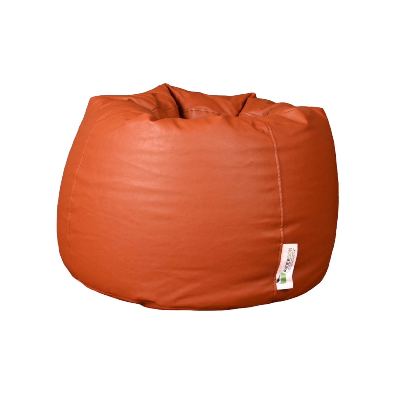 Medium sized havan leather bean bag 