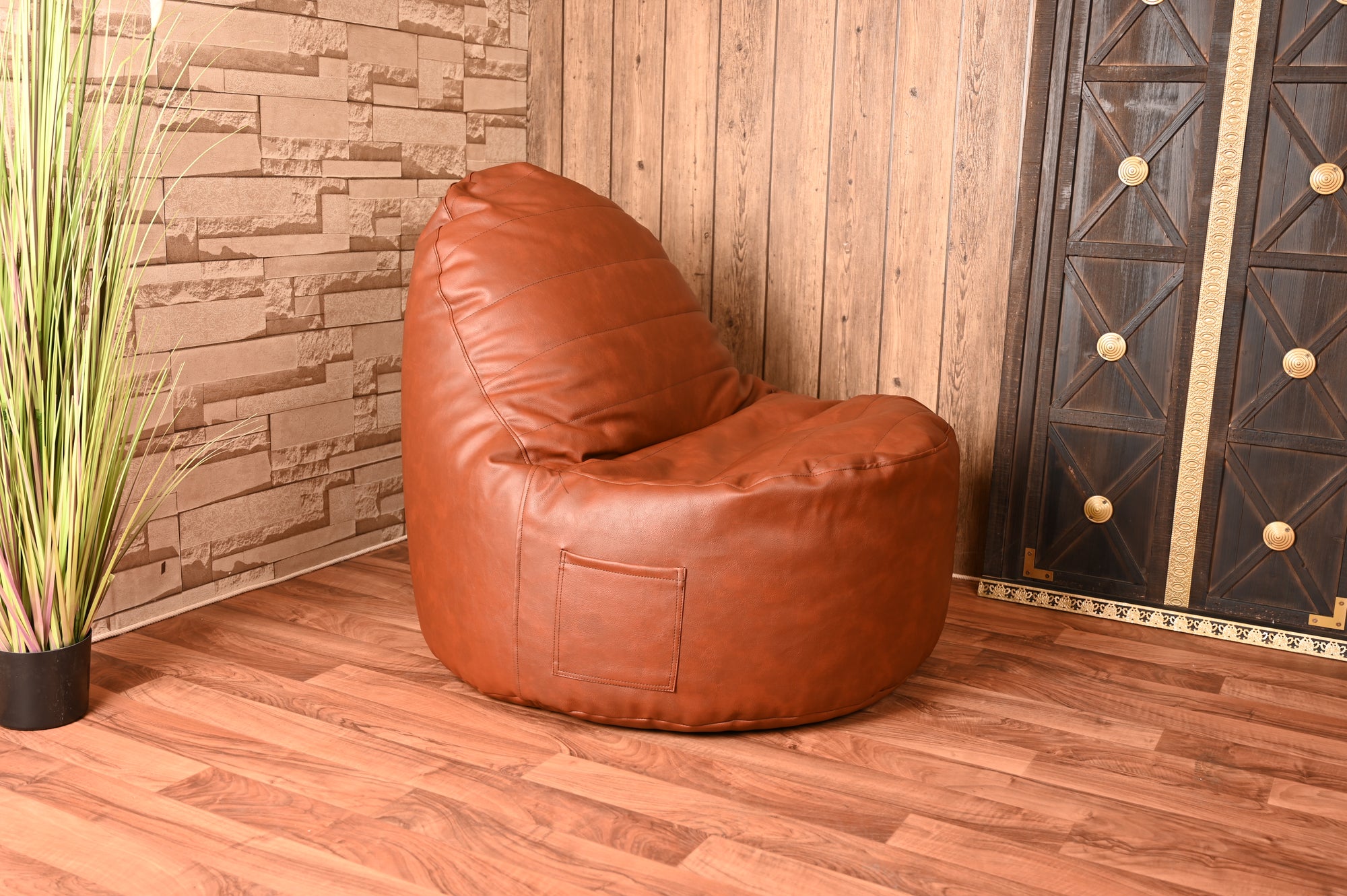 Anderson New Cone Havan Leather Bean Bag 